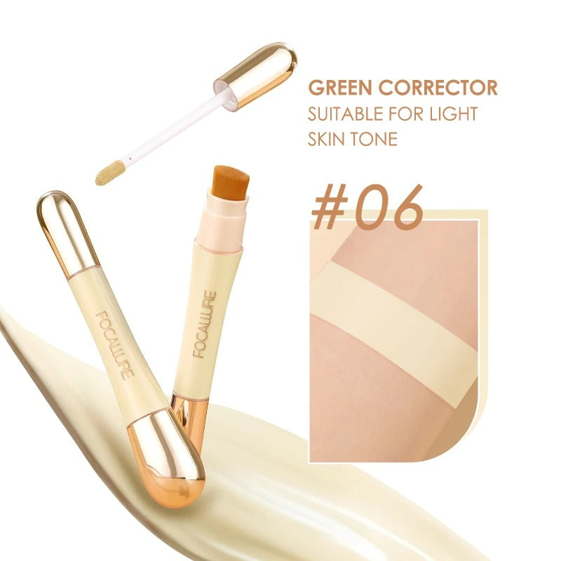 FOCALLURE Matte Flawless Face Concealer Long-lasting Full Coverage Concealing Liquid Foundation Cream for Face Makeup Cosmetics
